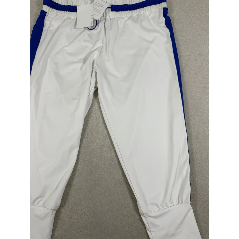 Fabletics Victoria Pants Short Contrast Tuxedo Track Pants Women's Size L